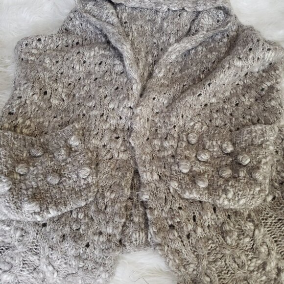 ANN TAYLOR Loft Alpaca Wool Open chunky‎ Cardigan XS/S - Picture 9 of 12